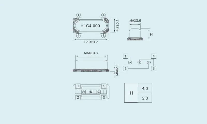 수정수정 공진기 HC-49S/4PD
